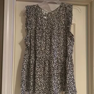 Cheetah dressy tank